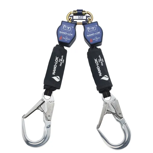 Picture of 3M™ DBI-SALA® Nano-Lok™ Self Retracting Lifeline For Hot Work, Web, Twin Leg, 2.0 m, 3101525