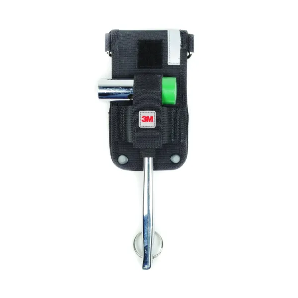 Picture of 3M™ DBI-SALA® Scaffold Wrench Holster with Retractor - Belt, Black, 1.5 - 5 lb (0.7 kg - 2.3kg) Capacity, 4 - 52 in (10-132cm), 1500096