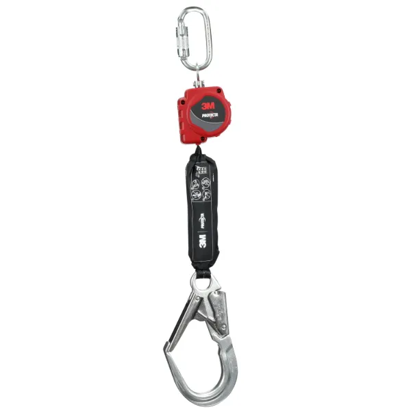 Picture of 3M™ Protecta® Self-Retracting Lifeline, Web, Carabiner, Rebar Hook, 6 ft, 1.8 m, 3100642