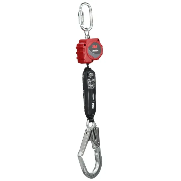 Picture of 3M™ Protecta® Self-Retracting Lifeline, Web, Carabiner, Rebar Hook, 6 ft, 1.8 m, 3100642
